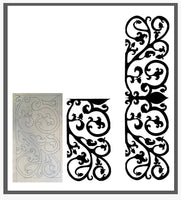 Faux Wrought Iron Shutters for Kristi K. Custom Designed Shutters - 2 pair