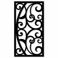 Faux Wrought Iron Decorative Shutters - TUSCANY© pattern (pair)!