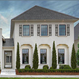 Faux Wrought Iron Decorative Shutters - FLEUR DE LIS© Original Design