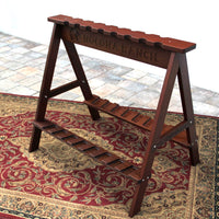 Wooden Gun Rack "Range-Rack" - Custom, IPE (Brazilian Walnut)
