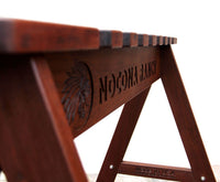 Wooden Gun Rack "Range-Rack" - Custom, IPE (Brazilian Walnut)
