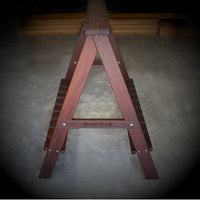 Wooden Gun Rack "Range-Rack" - Custom, IPE (Brazilian Walnut)