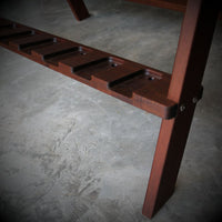 Wooden Gun Rack "Range-Rack" - Custom, IPE (Brazilian Walnut)