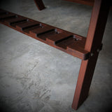 Wooden Gun Rack "Range-Rack" - Custom, IPE (Brazilian Walnut)
