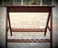 Wooden Gun Rack "Range-Rack" - Custom, IPE (Brazilian Walnut)