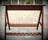 Wooden Gun Rack "Range-Rack" - Custom, IPE (Brazilian Walnut)