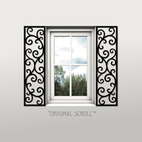 Faux Wrought Iron Original Scroll 14 x 52