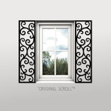 Faux Wrought Iron Original Scroll 14 x 52
