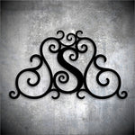 Monogram - Custom Faux Wrought Iron Scrollwork