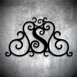 Monogram - Custom Faux Wrought Iron Scrollwork