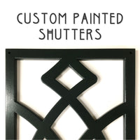 Shutters - Custom Painting