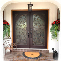 Custom Faux Wrought Iron insert for client in Florida!