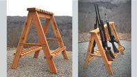Wooden Gun Rack "Range-Rack" - Custom, Cedar (hand selected)